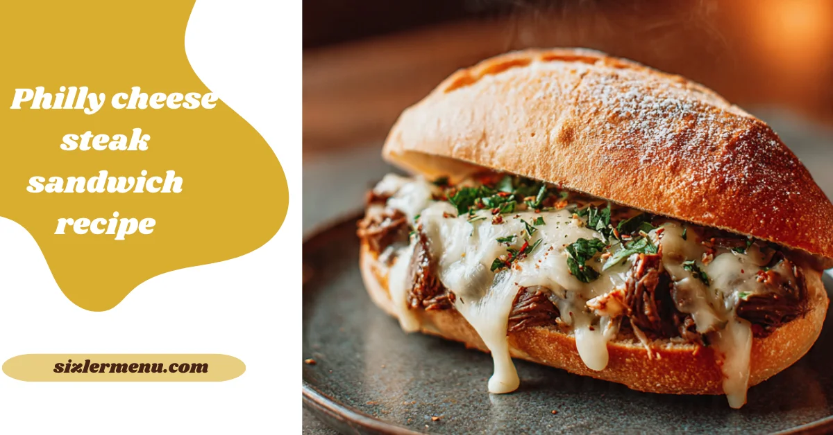 Philly cheese steak sandwich recipe