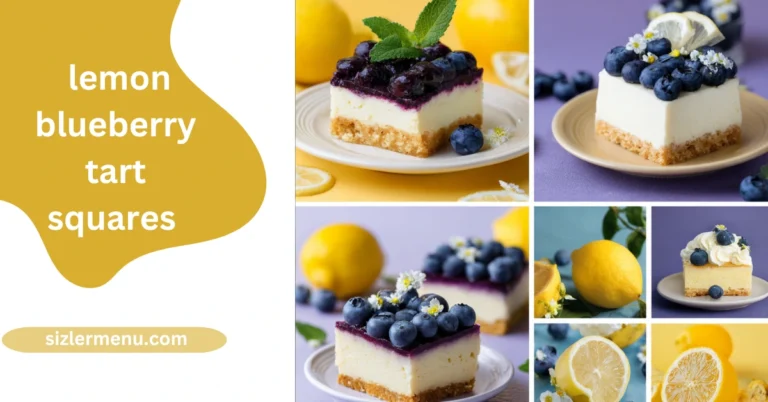 lemon blueberry squares