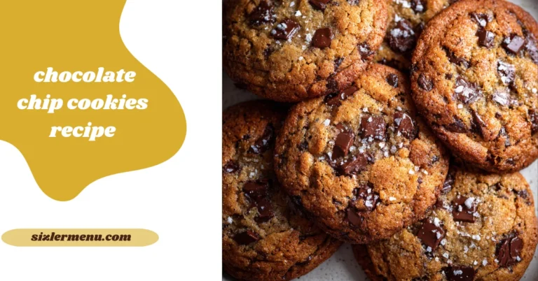 chocolate chip cookies recipe