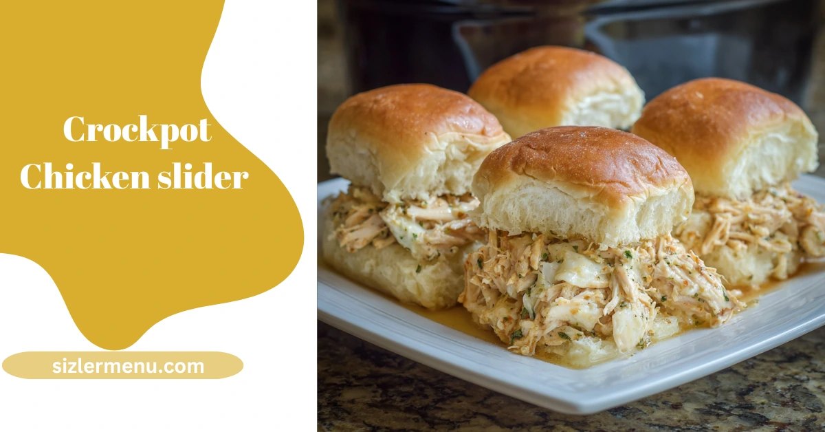 crockopot silder chicken