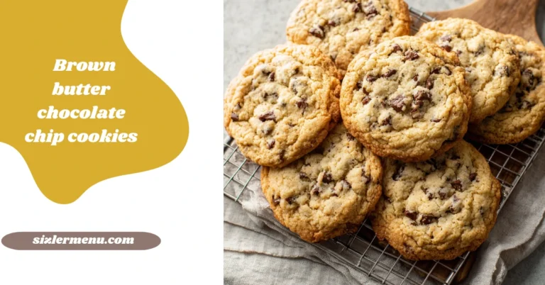 brown butter chocolate chip cookies