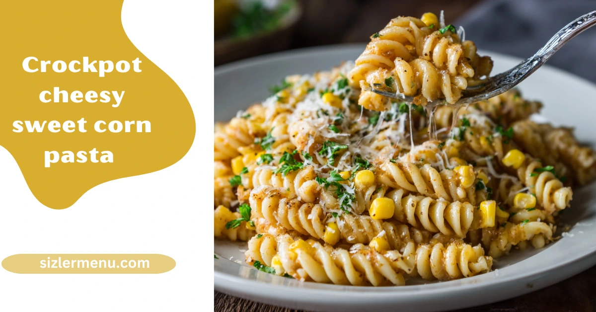 Crockpot Cheesy Sweet Corn Past