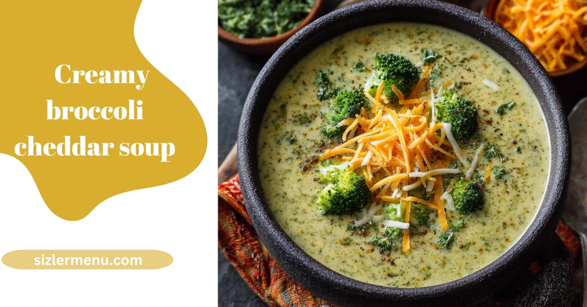 Creamy Broccoli Cheddar Soup