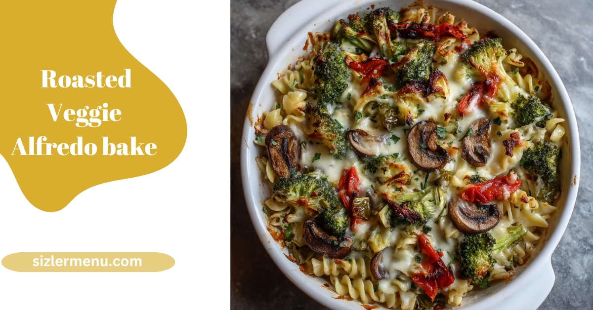 roasted veggie alfredo pasta