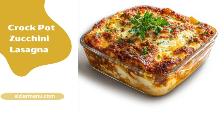 crockpot zucchini lasagna