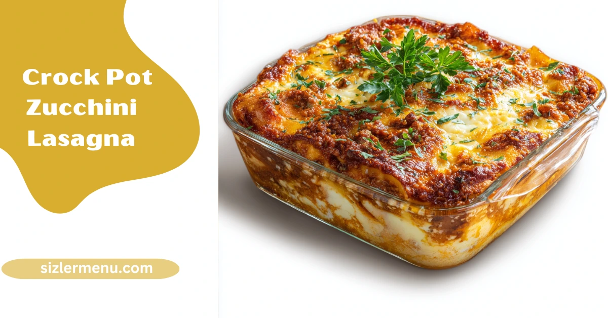 crockpot zucchini lasagna