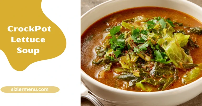 Crock pot Lettuce soup