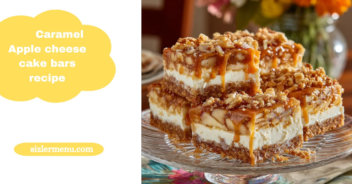 Caramel Apple Cheesecake Bars Recipe – The Ultimate Fall Dessert 1 Caramel Apple Cheesecake Bars