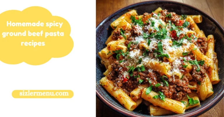 ground beef pasta recipes