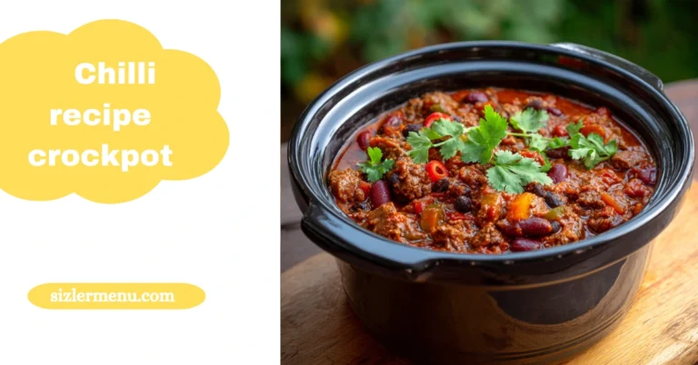 chilli recipe crockpot