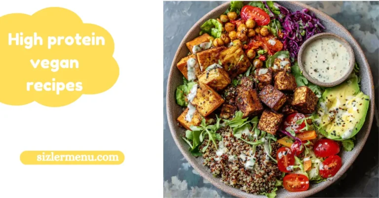 high protein vegan recipes