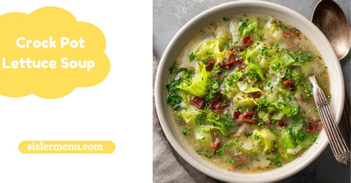 Crock Pot Lettuce Soup