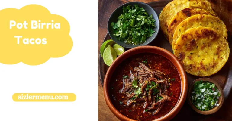 pot birria tacos