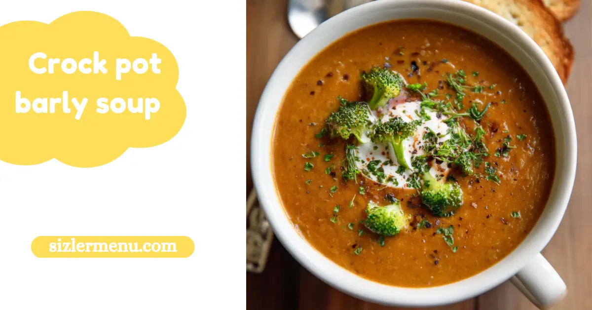 crockpot barley soup