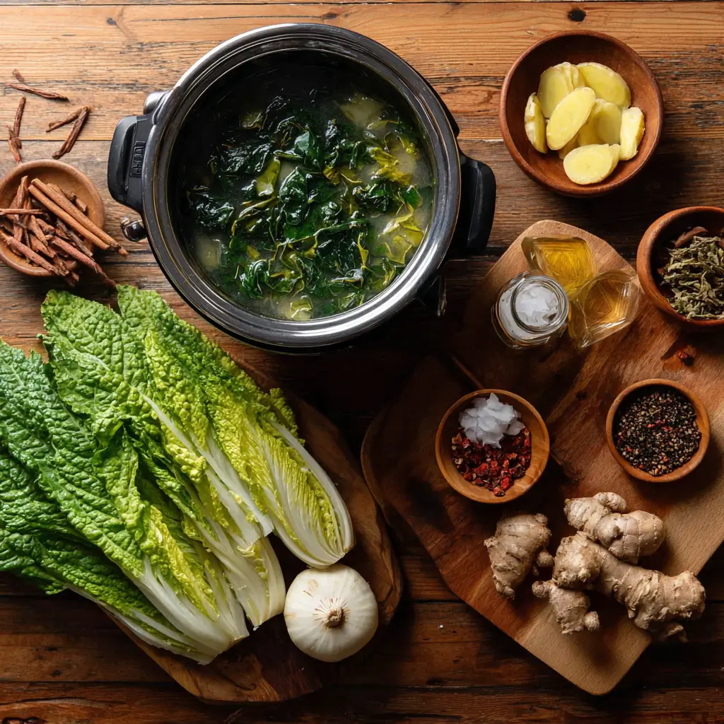 Crock Pot Lettuce Soup
